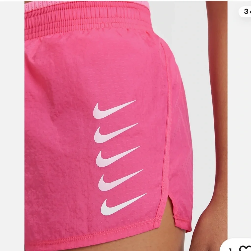 Nike Women’s Swoosh Run Shorts Athletic Short in Pink Glow Size XL